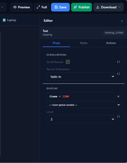 Expression Editor Screenshot